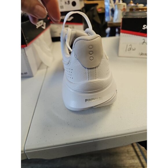 SAUCONY MEN'S GUIDE METRO LE Size 12M White LEATHER UPPER New - Picture 4 of 7